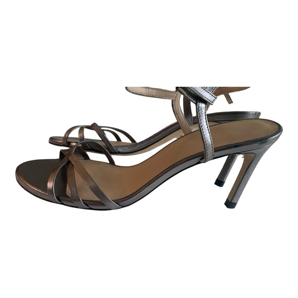 Authentic-Stuart Weitzman Starla 105 Leather Sandal 6.5 - Picture 3 of 6